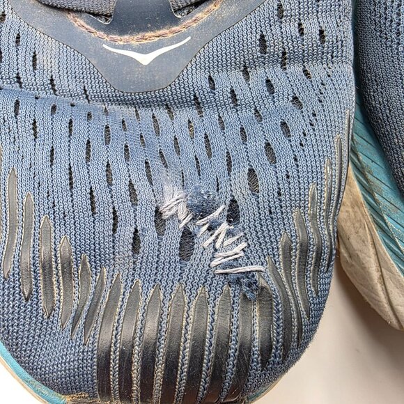 Hoka One One Mens Size 12 2E Blue Athletic Shoes Running Walking Comfort Casual - Picture 8 of 14